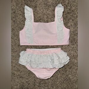 Southern smocked girls Boutique swim size 6.